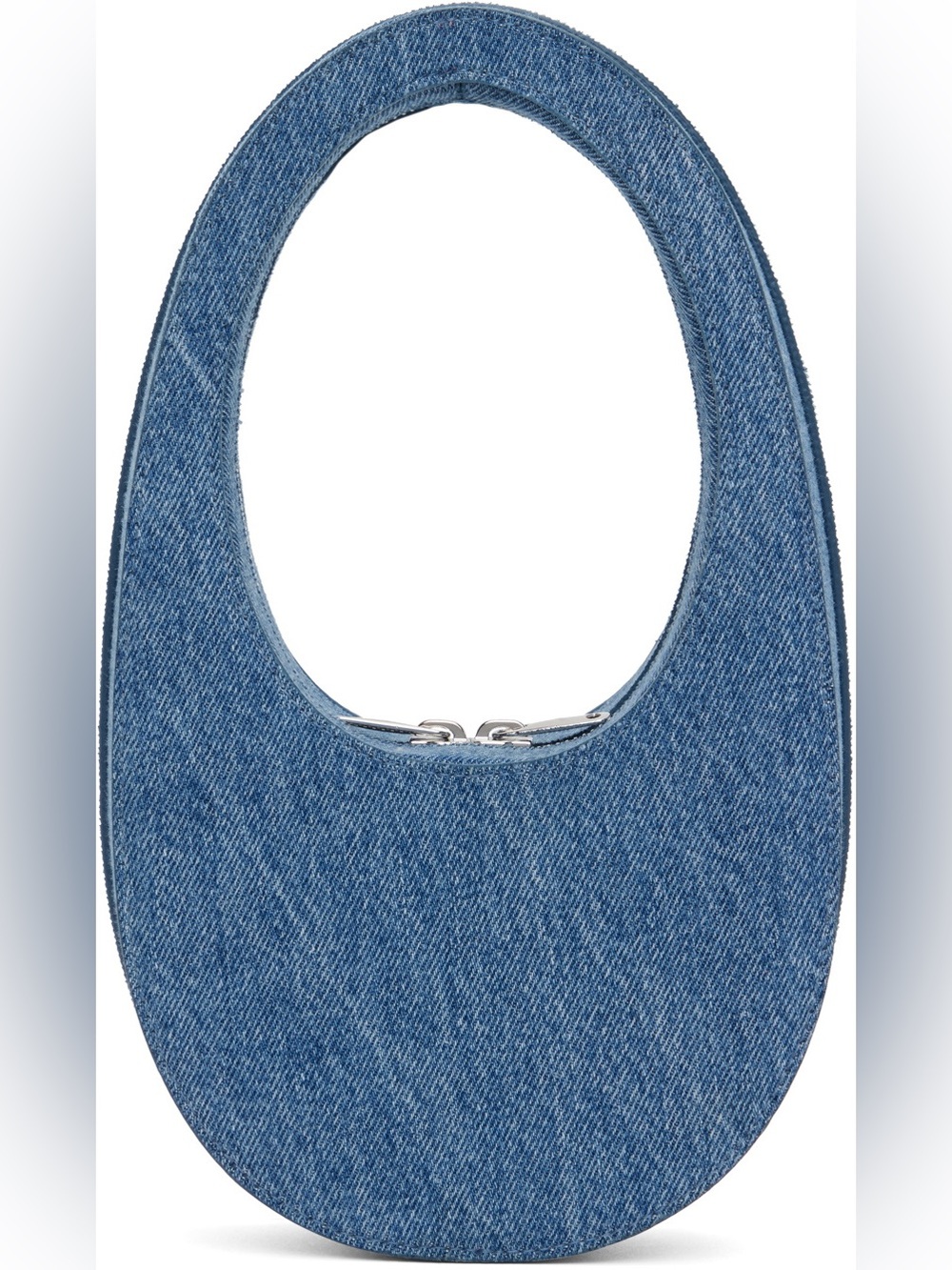 Coperni Mini Swipe Denim Bag Blue Top Handle Shoulder Bag New Authentic